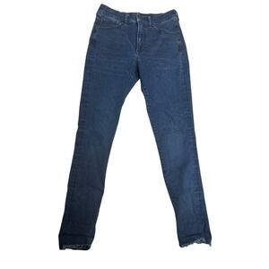 Womens EXPRESS‎ JEANS High Rise Skinny Dark Wash SIZE 2R
